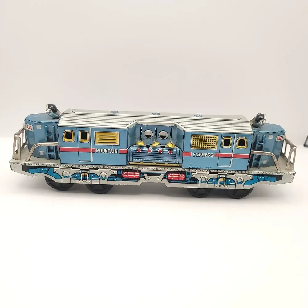 Vintage Japan Japanese Mountain Express Tin Train 1950s 60s